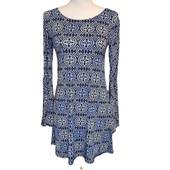 Ariella Boho Print Dress. Size M